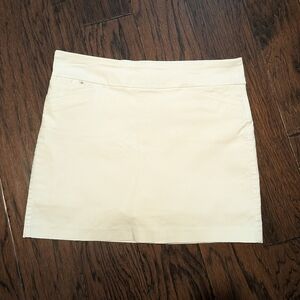 White Women's Skirt With Shorts